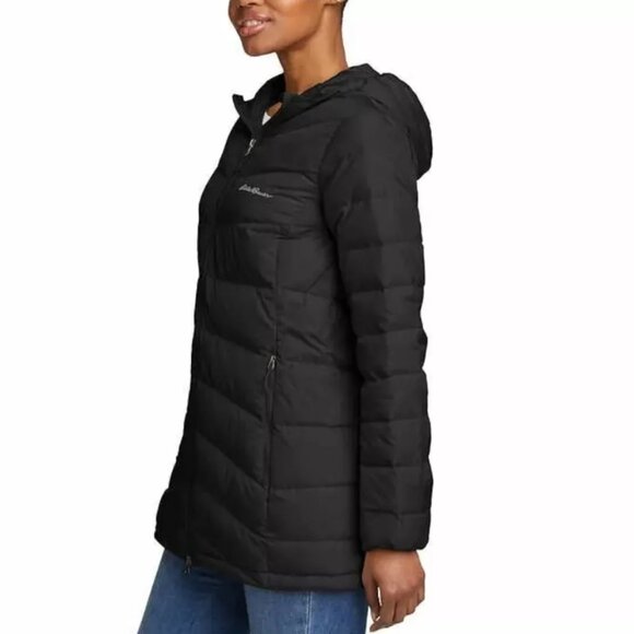 Eddie Bauer Black Puffer Jacket - Picture 2 of 3